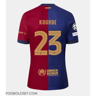 Barcelona Jules Kounde #23 Hjemmebanetrøje 2024-25 Kortærmet Barcelona Jules Kounde #23 Hjemmebanetrøje 2024-25 Kortærmet
